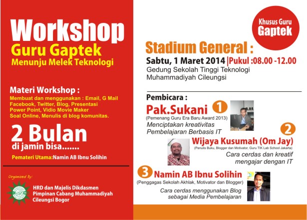 Workshop Guru Gaptek 2014